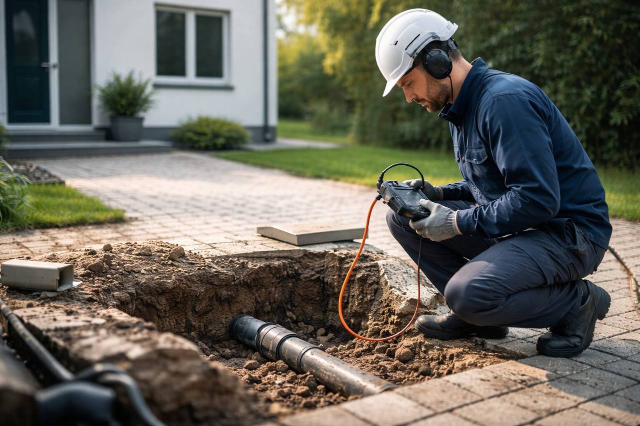 Matériel de détection préparé avant le relevé des constatations techniques