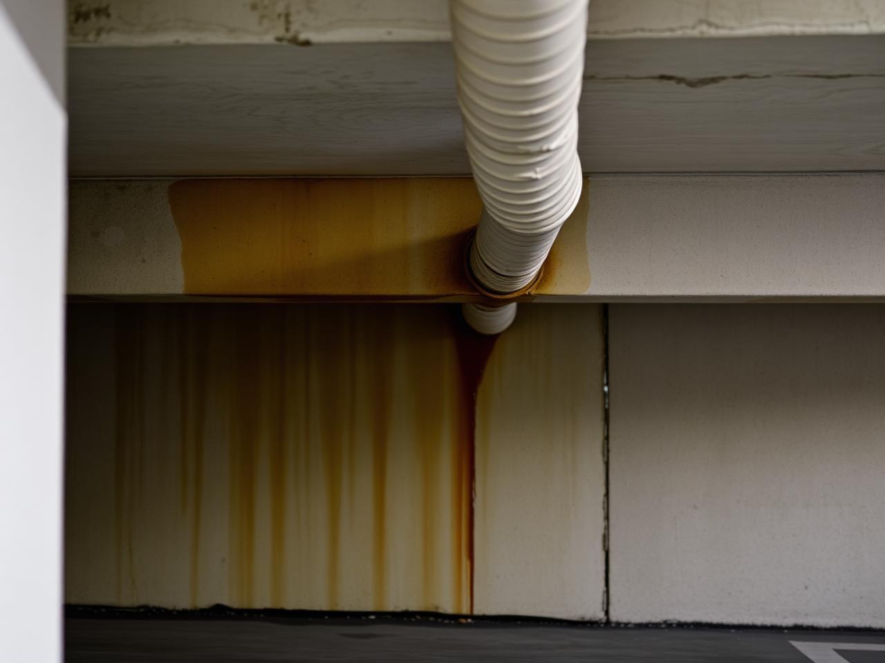 Indice d'humidité caractéristique observé à Bezons : parkings collectifs et gaines verticales