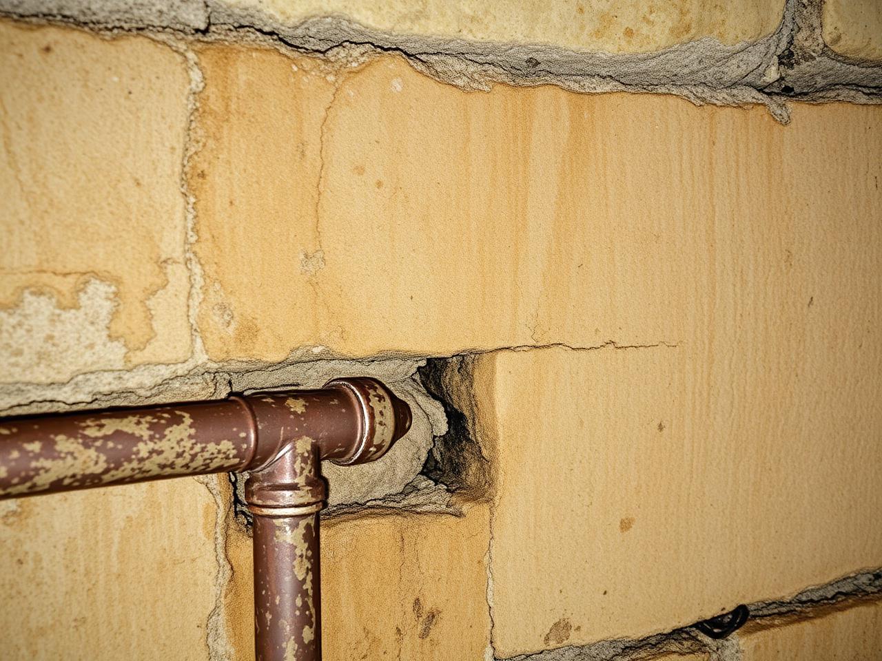 Indice d'humidité caractéristique observé à Pontoise : caves voûtées et pierre calcaire